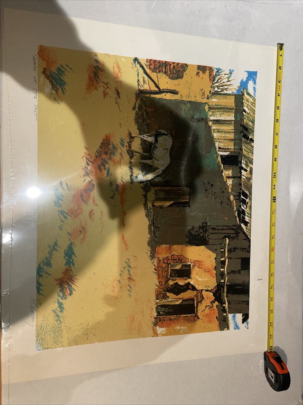 Numbered Print entitled "Shade of the Past" Western, cowboy, country, horses,